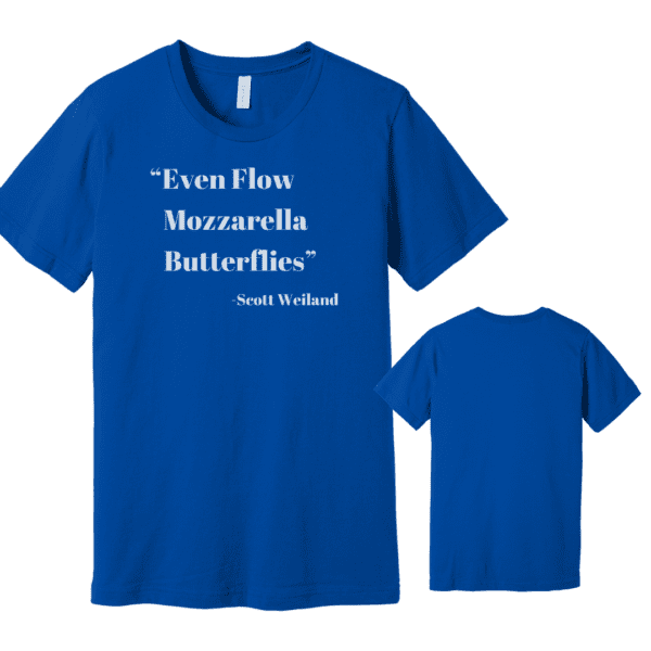 Even Flow, Mozzarella Butterflies T-Shirt - Image 2