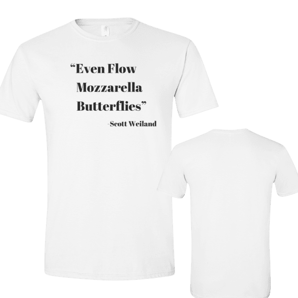 Even Flow, Mozzarella Butterflies T-Shirt - Image 6